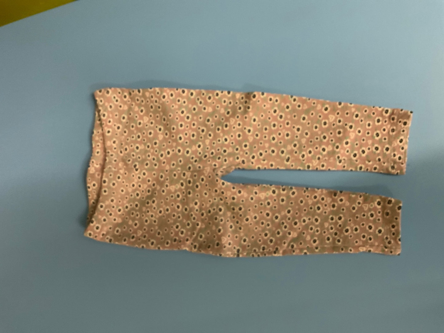 Leggings 74 Beige mit Muster