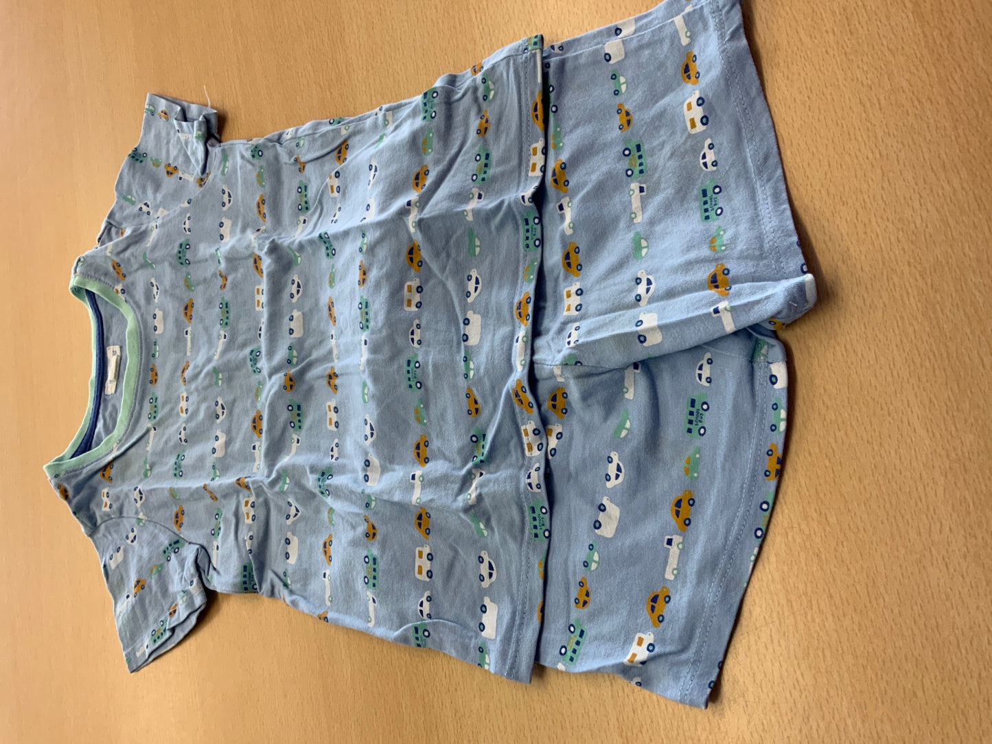 kurzes Pyjama 98/104 Blau