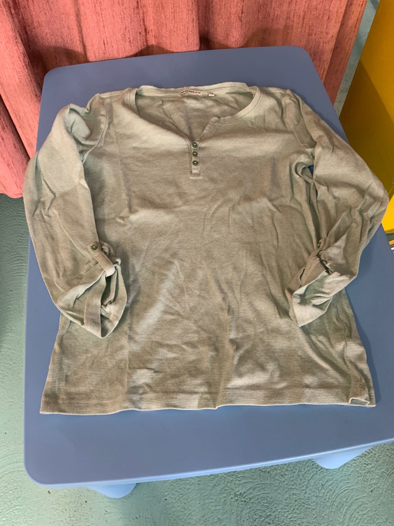 Langarmshirt M Mintgrün