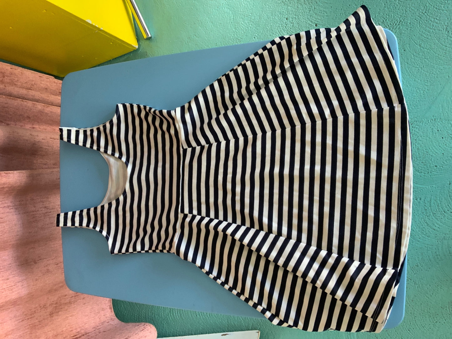 Kleid 36 Blau-weiß gestreift