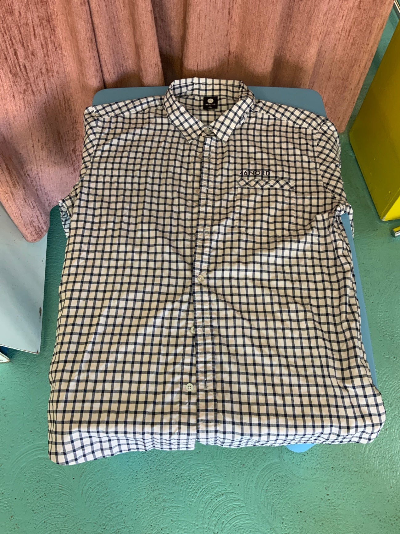 6NORD Hemd 2XL Blau und Weiß