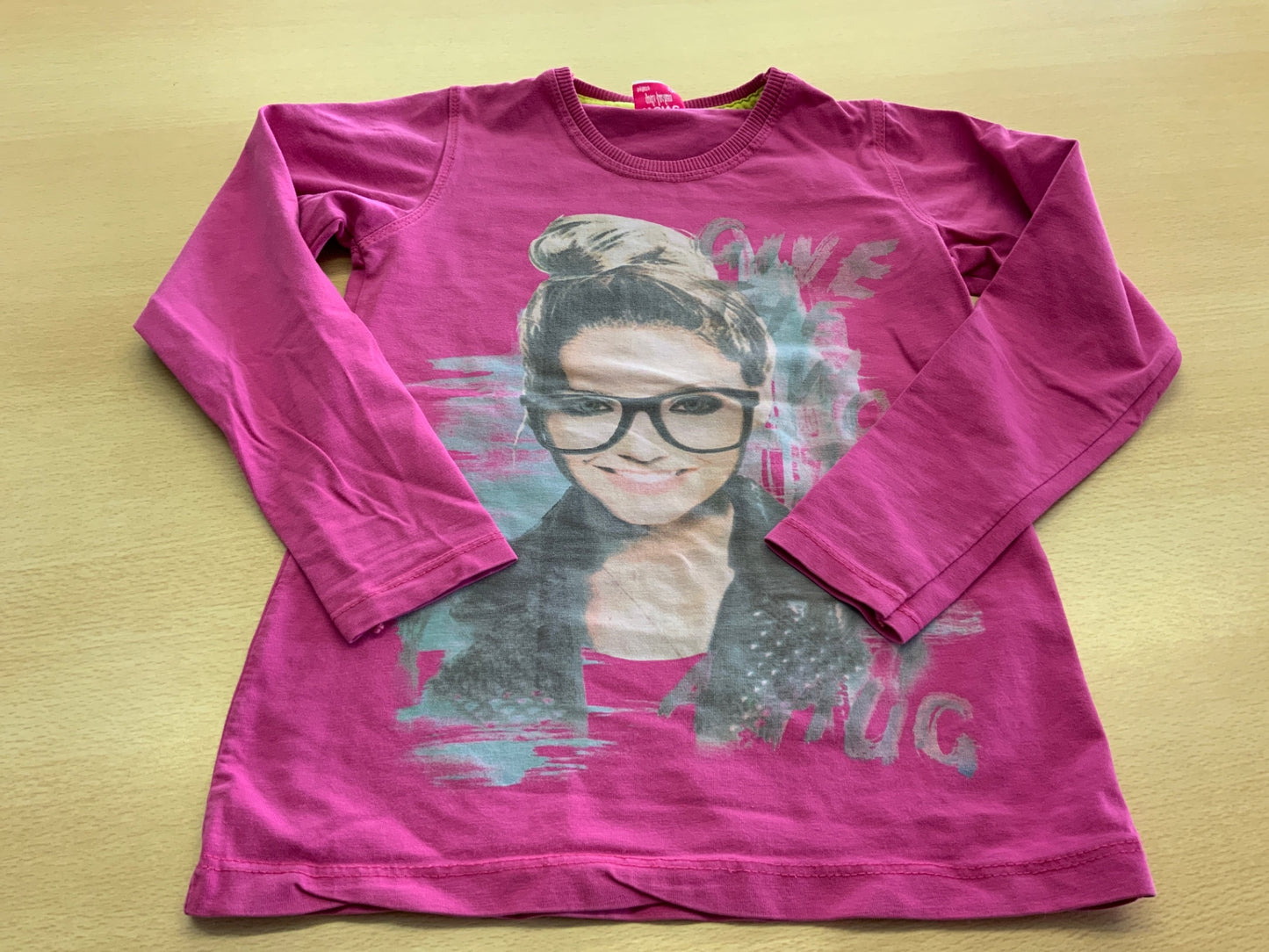 Langarmshirt 128 Pink