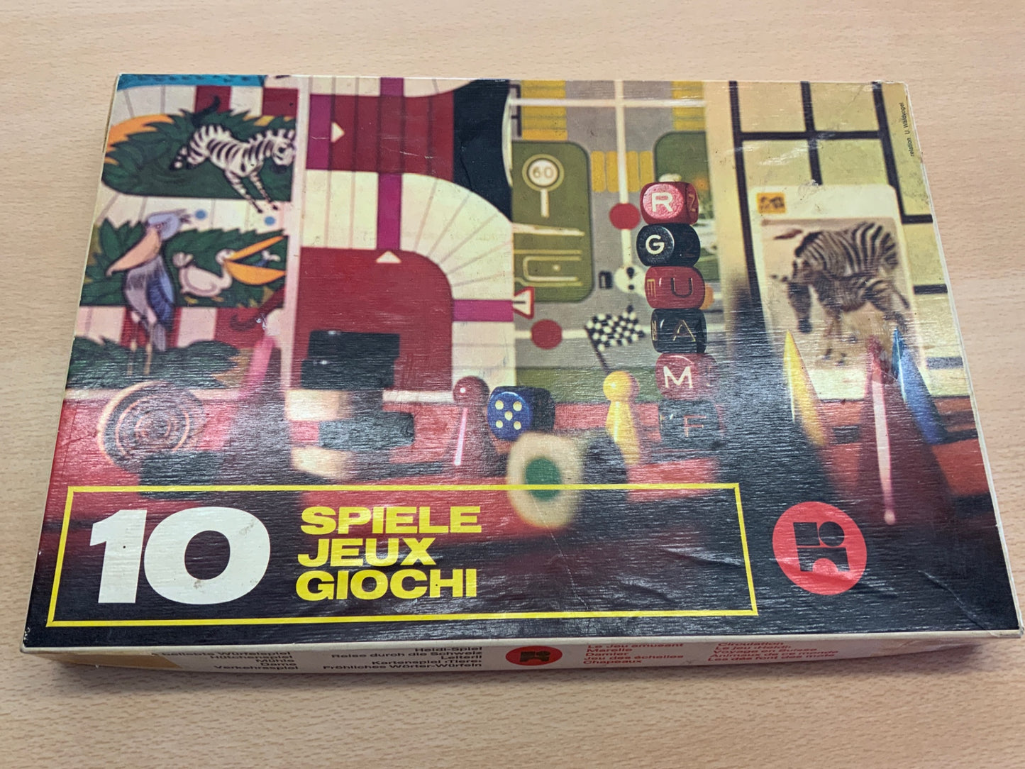 Ravensburger 10 Gesellschaftsspiele Bunt