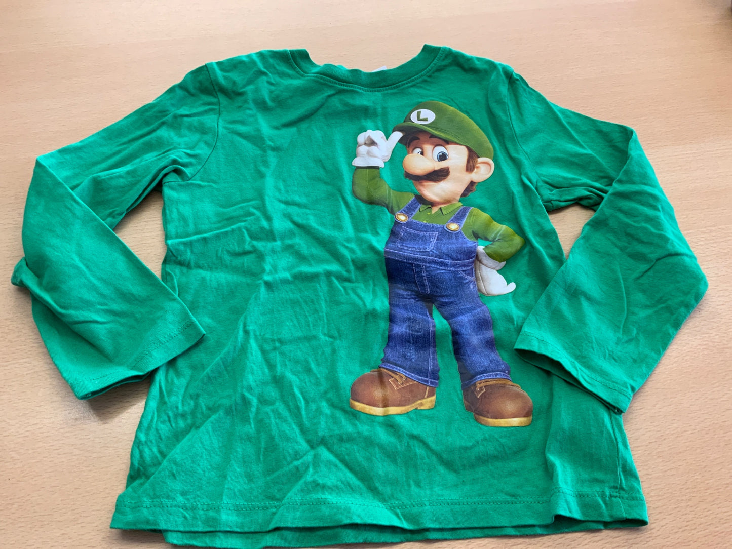 Nintendo Langarmshirt 110/116 Grün