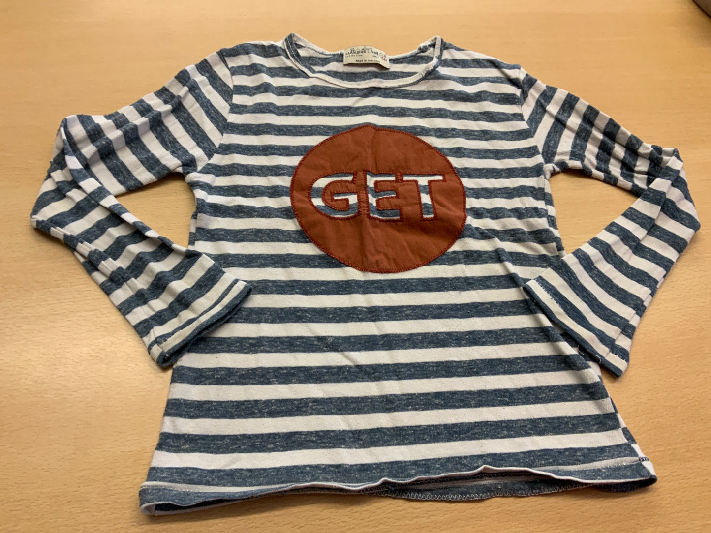 Pullover 116 Blau und Weiß