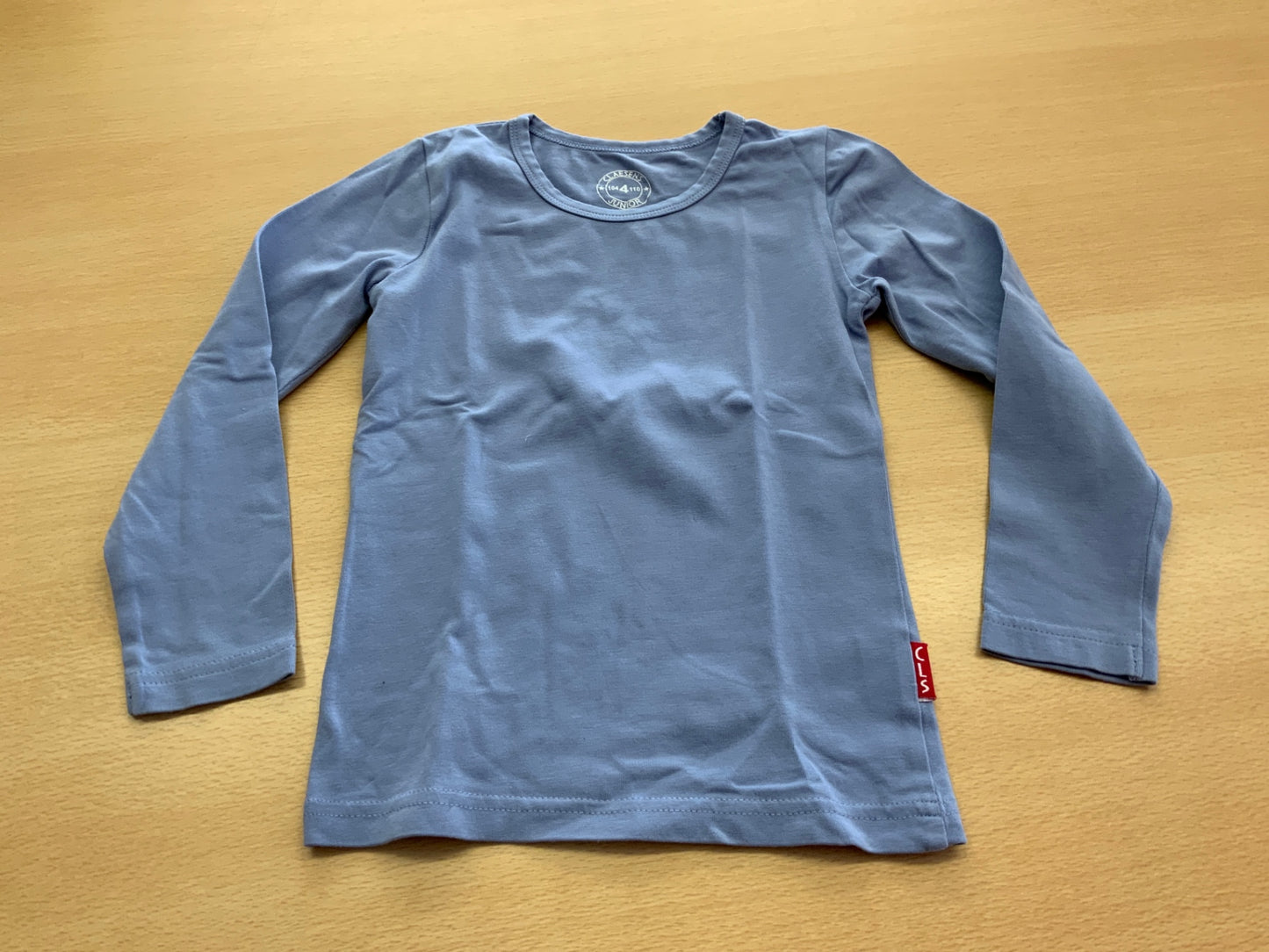 Langeärmliges Oberteil 104/110 Grau