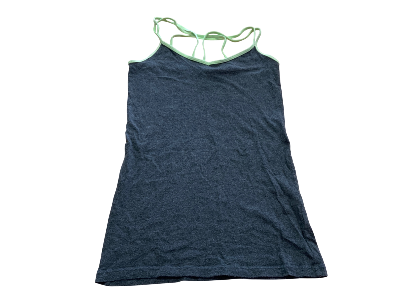 Spaghetti-Trägershirt 152 Dunkelgrau