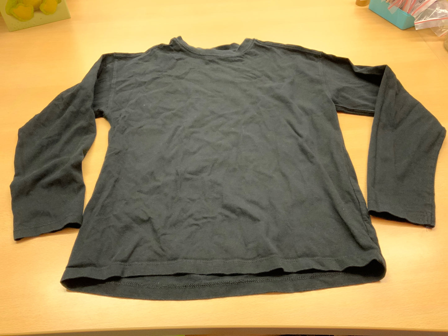 Langarmshirt 152 Schwarz