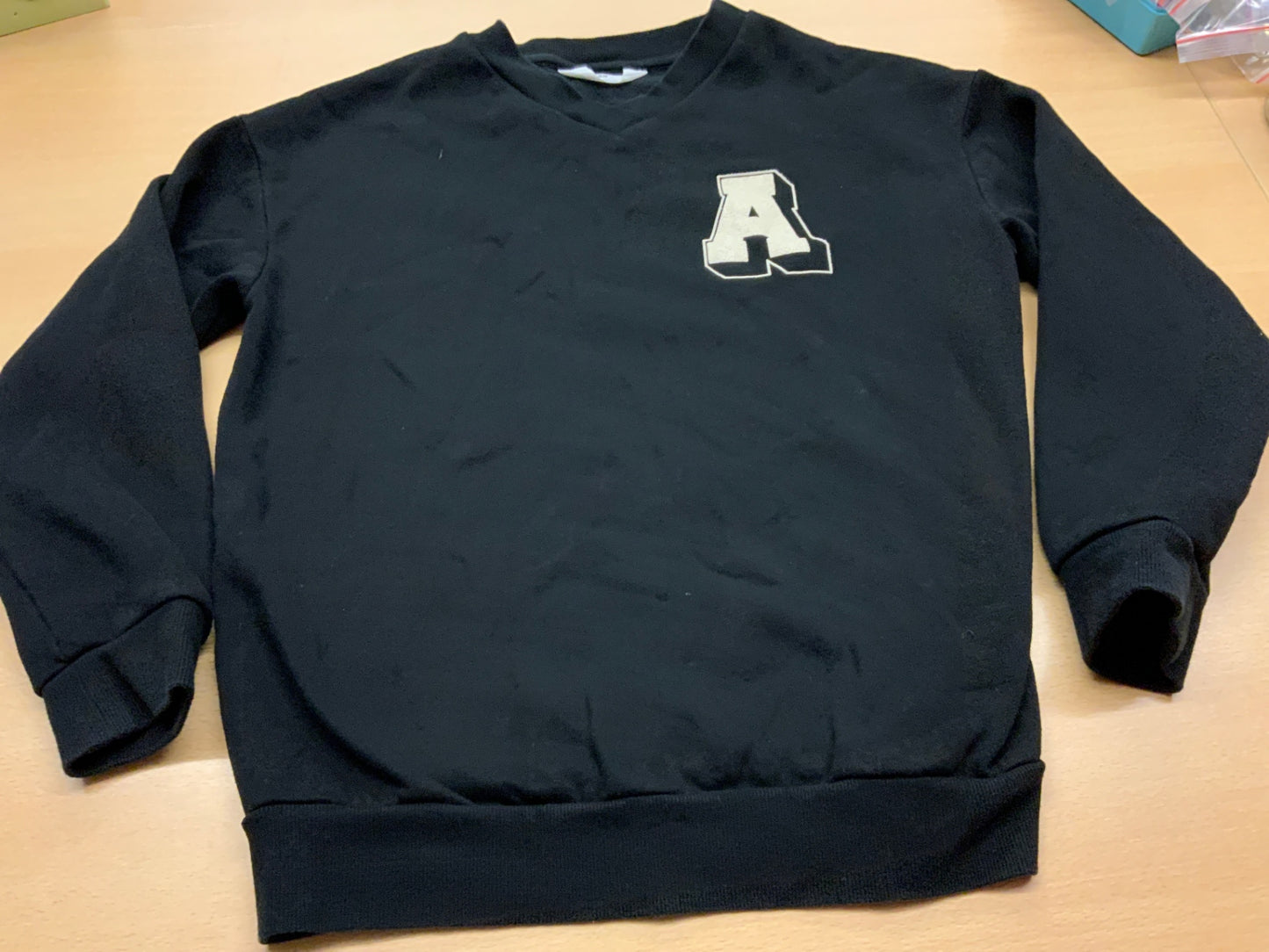 Pullover 158/164 schwarz