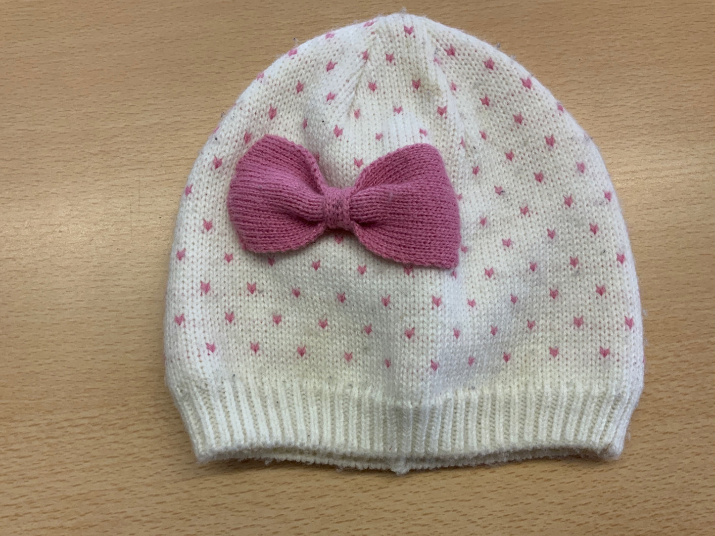 Mütze 50 Weiß und Pink