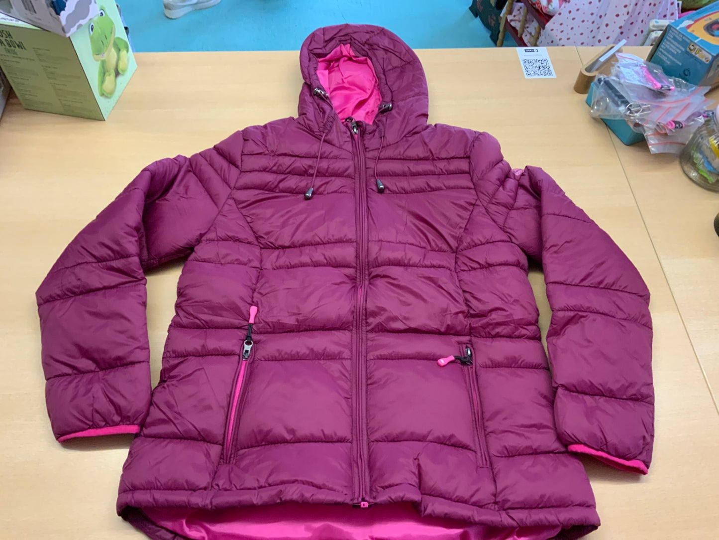 Winterjacke 40 Bordeauxrot