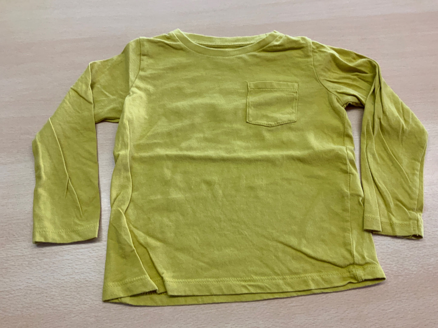 Langarmshirt 104 Gelb