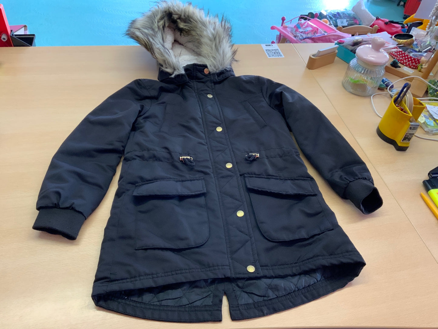 Winterjacke 140 Schwarz