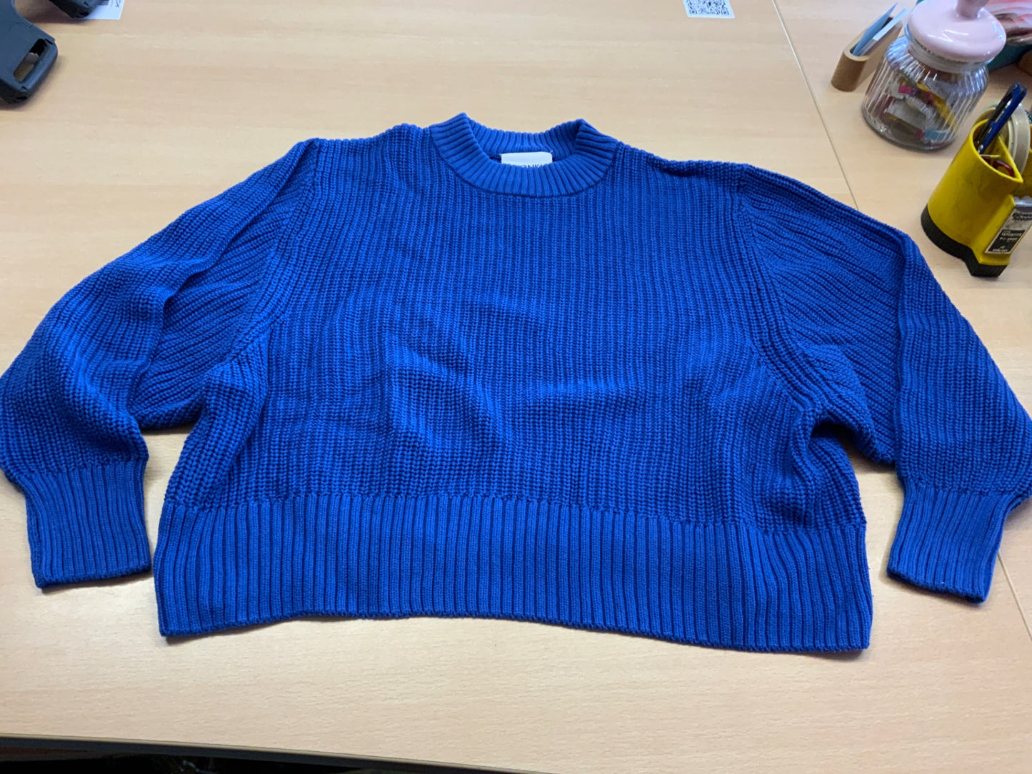 Pullover L Blau