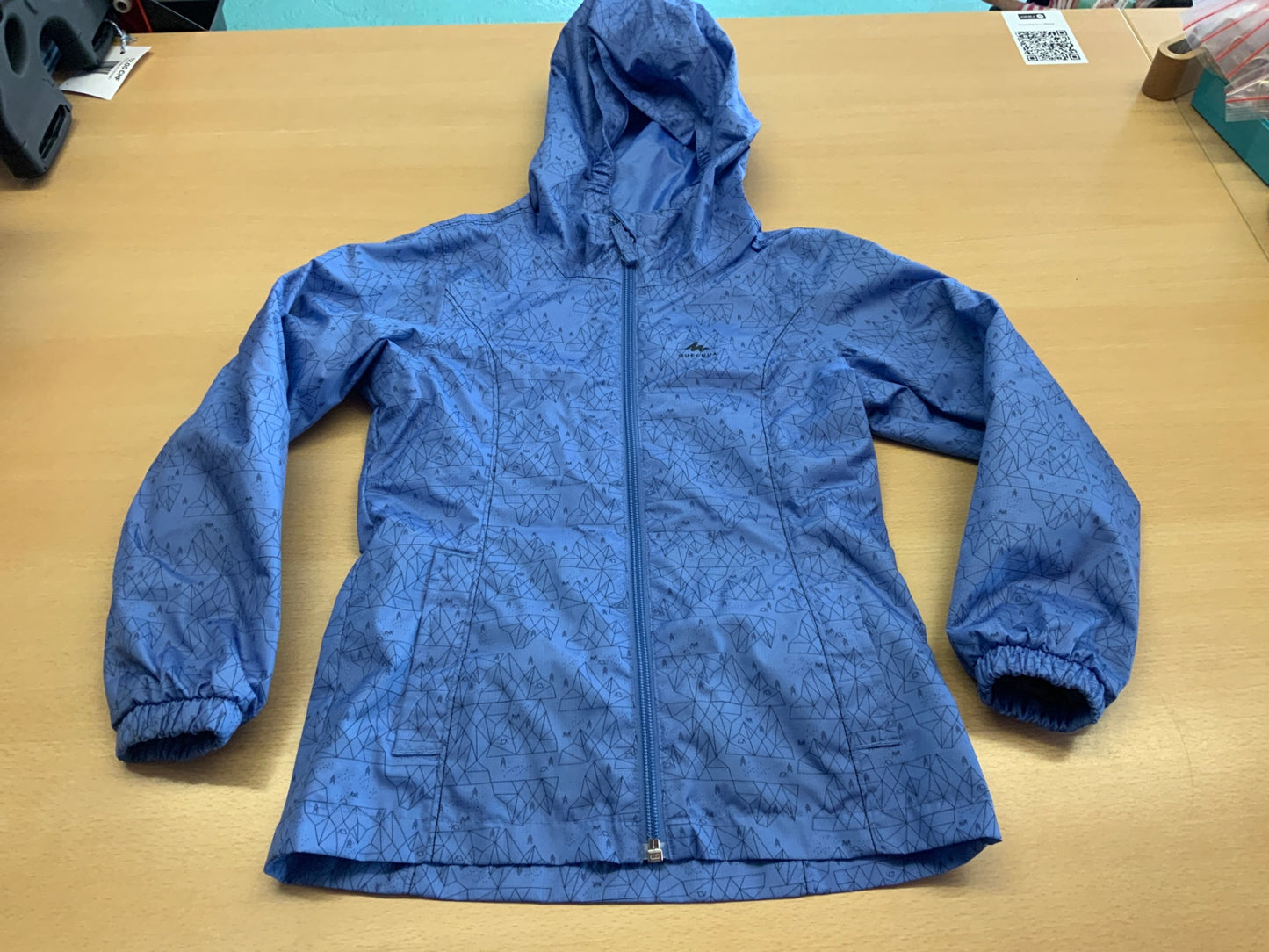 Quechua Regenjacke 110/116 Blau