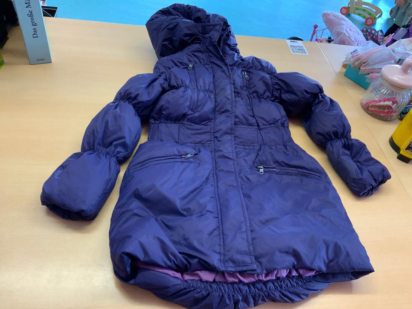 Winterjacke 128 Lila