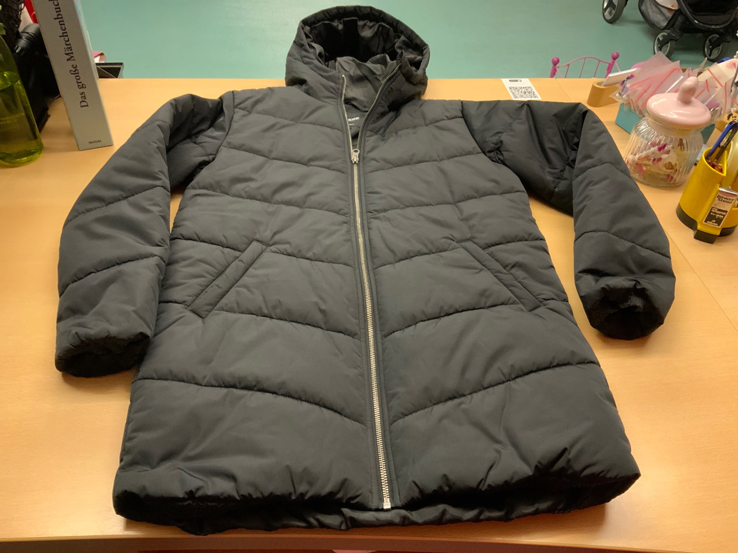 Wintermantel XS Schwarz