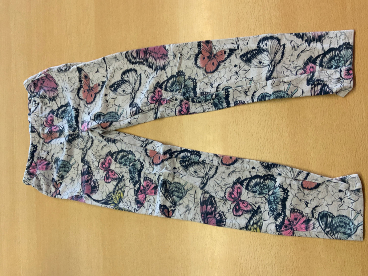 Leggins 128 Mehrfarbig (Weiß, Pink, Blau, Schwarz)