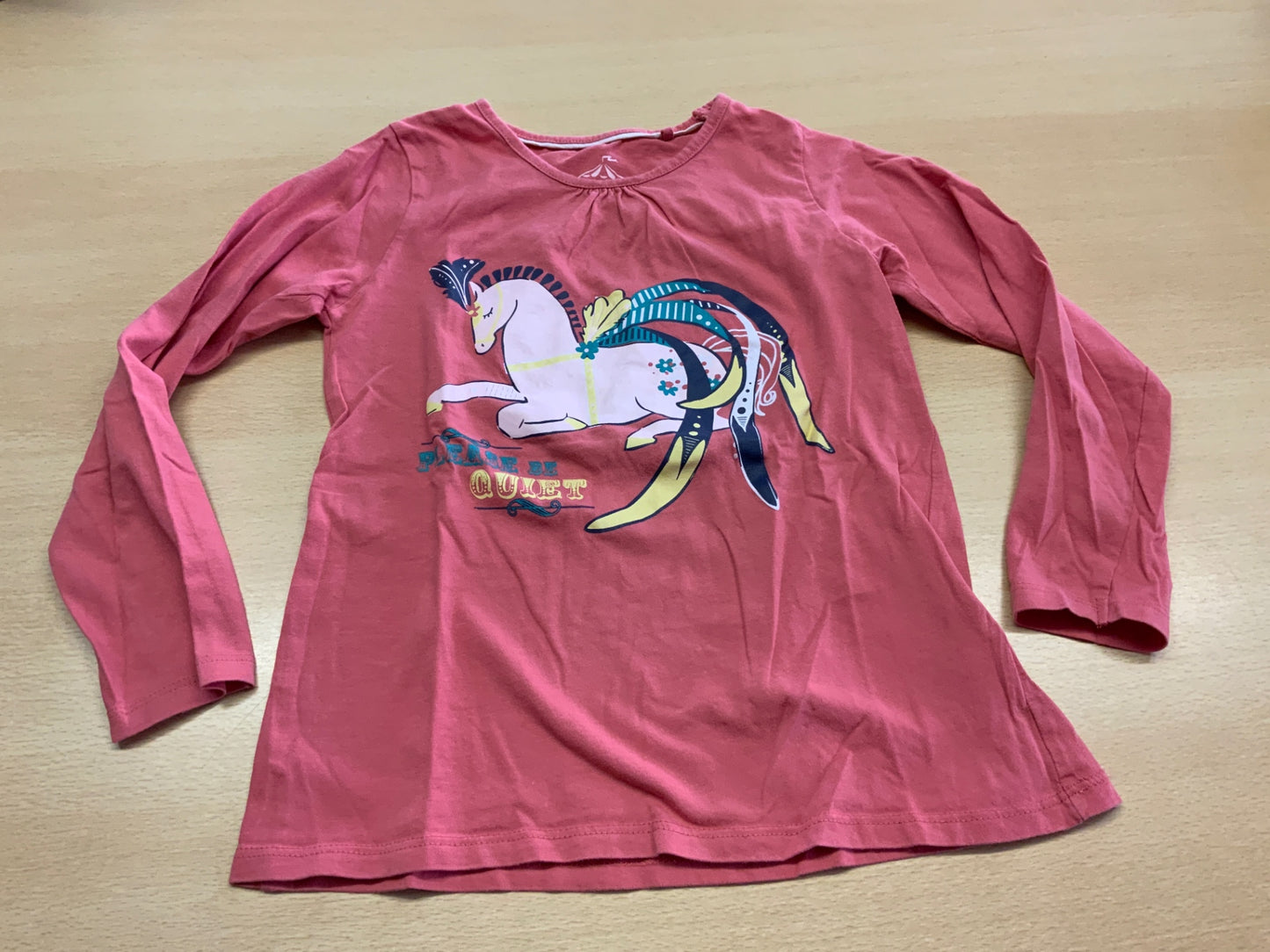 Langarmshirt 110/116 Rosa