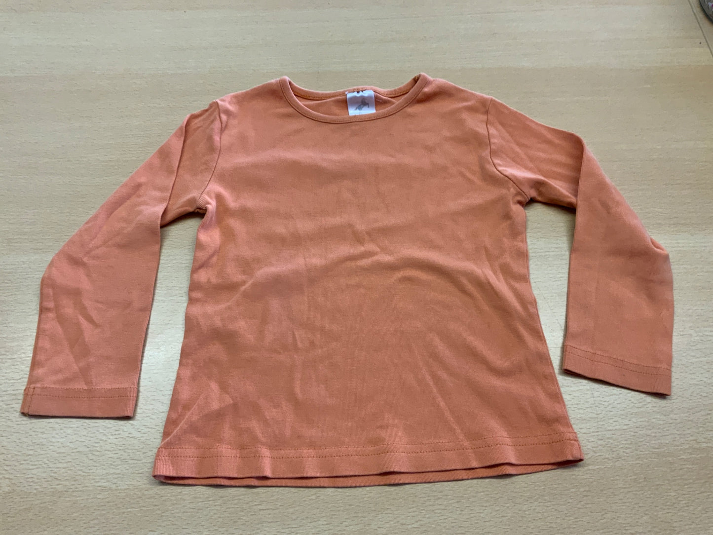 Langarmshirt 110 Pfirsich