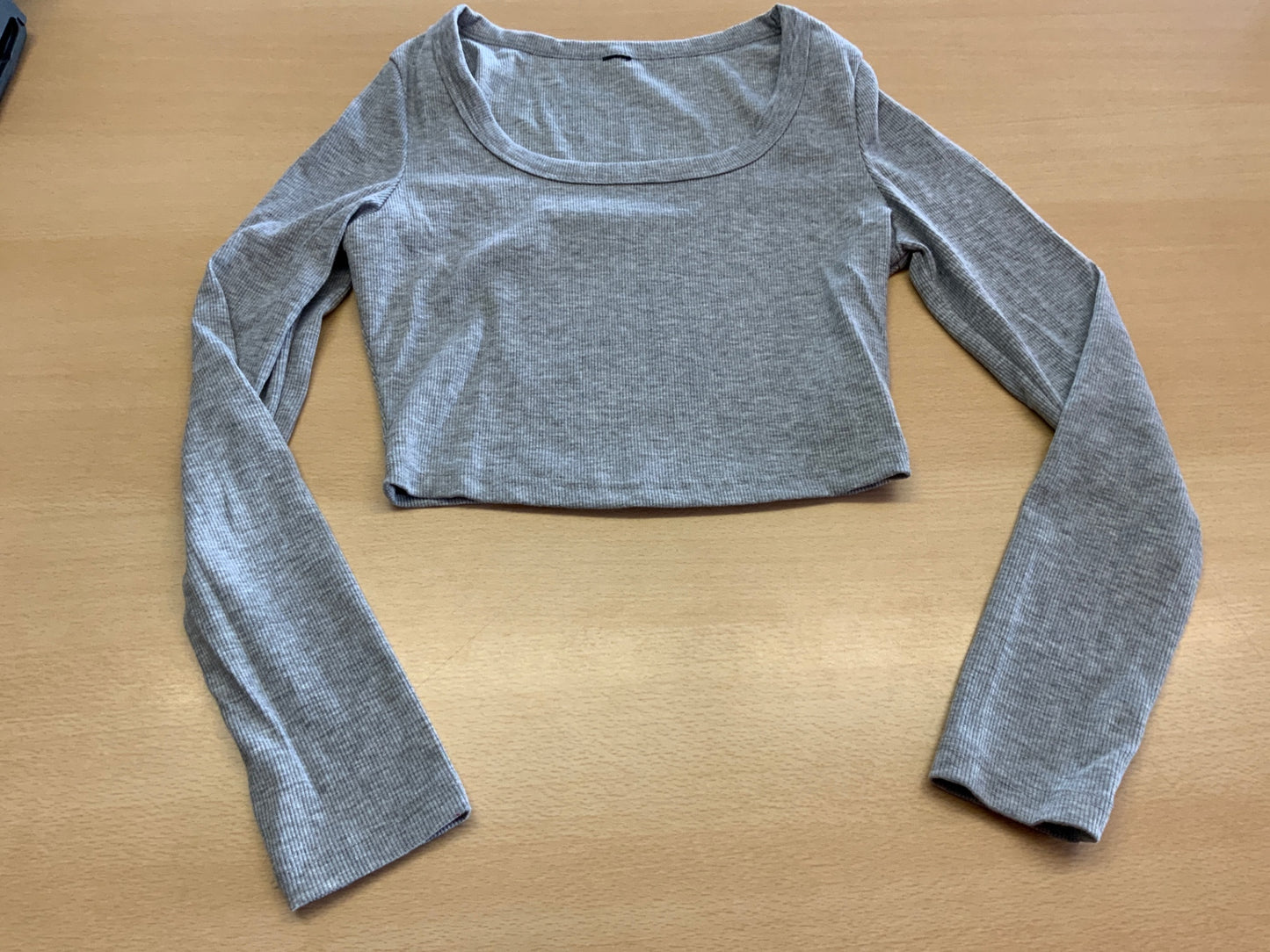 Langarmshirt 152/164 Grau