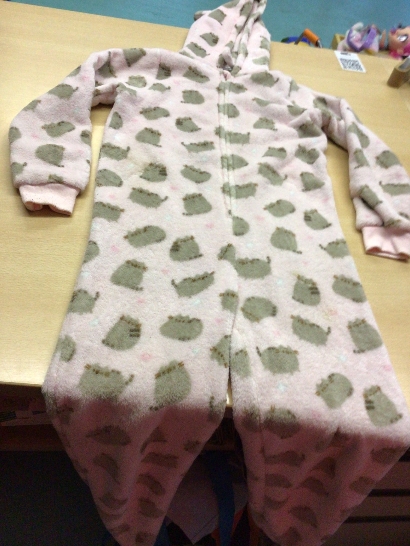 Plüschoverall 146/152 Rosa