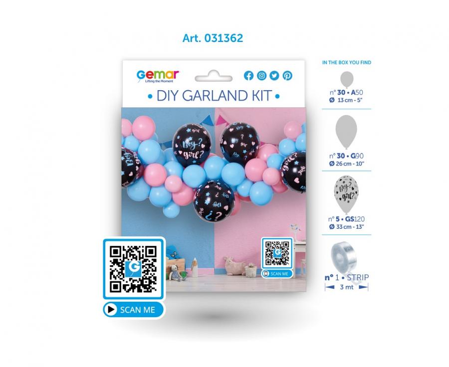 DIY Ballon Girlande 