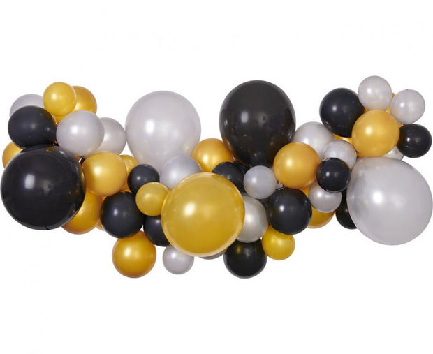 DIY Ballon Girlande "Midnight Celebration" – Das ultimative Set