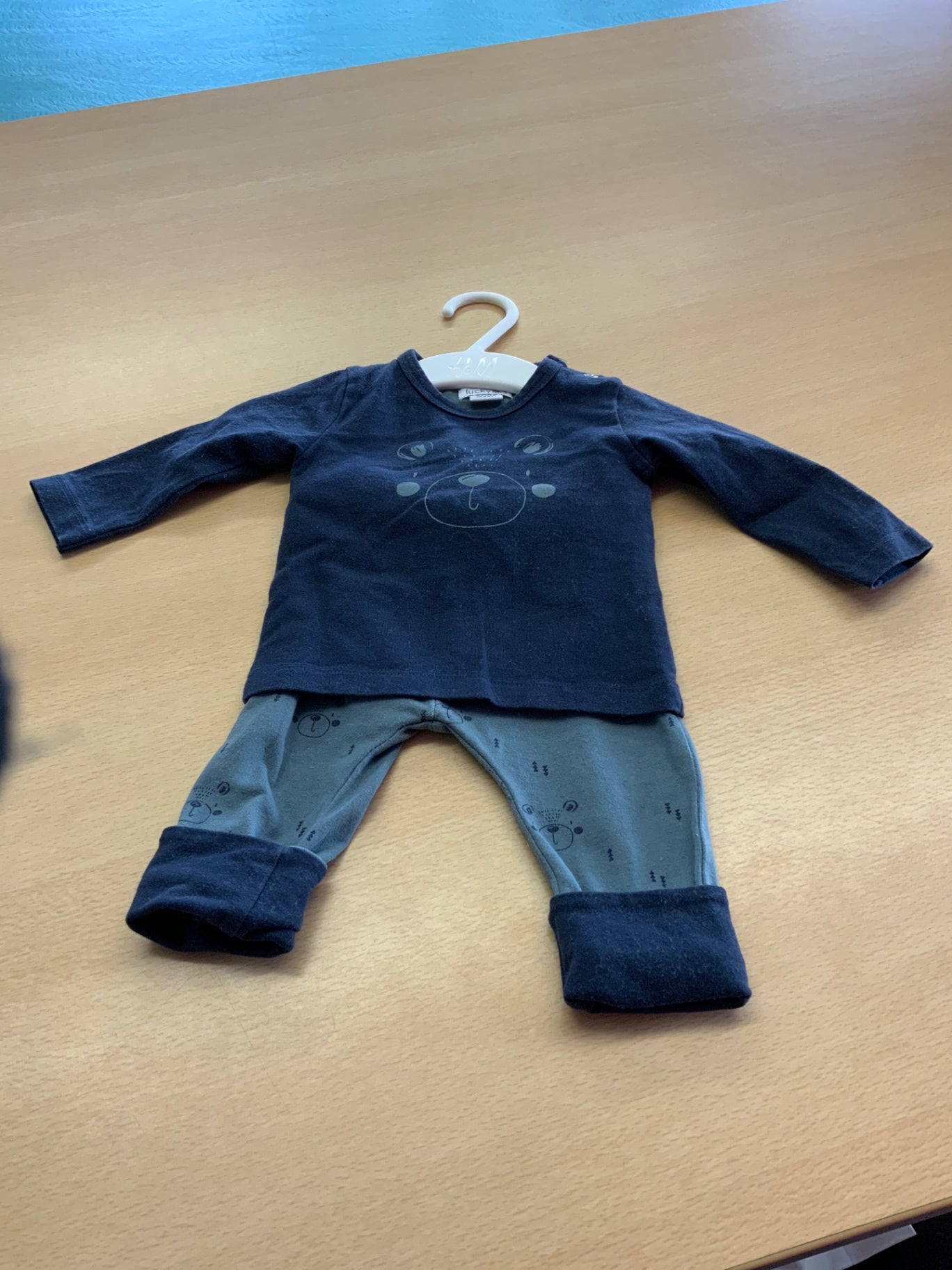 H&M Baby-Set 56 Dunkelblau und Grau