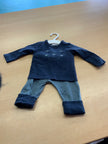 H&M Baby-Set 56 Dunkelblau und Grau