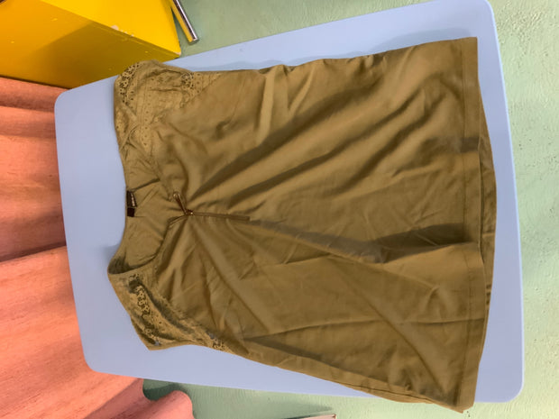 Bluse 40/42 Olivgrün