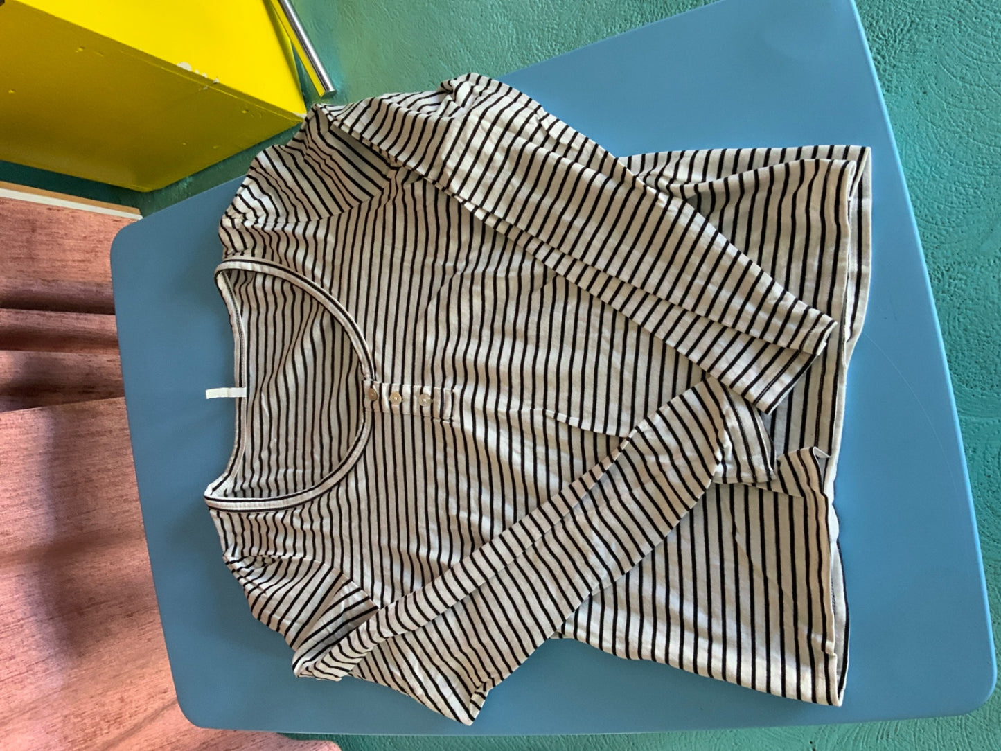 Langarmshirt L Gestreift