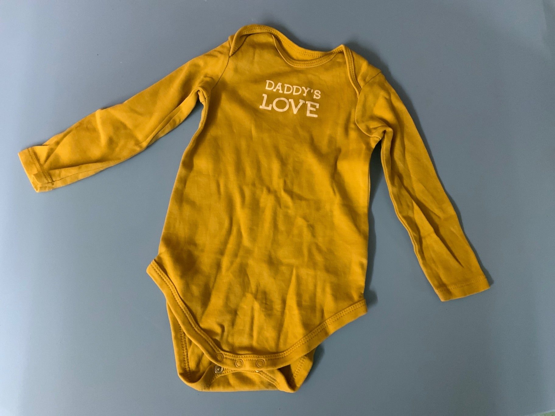 Langarm-Body Gelb