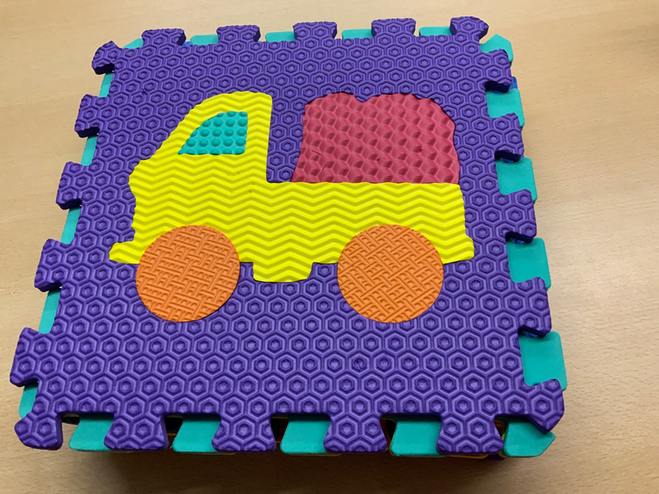 Puzzlematte Mehrfarbig