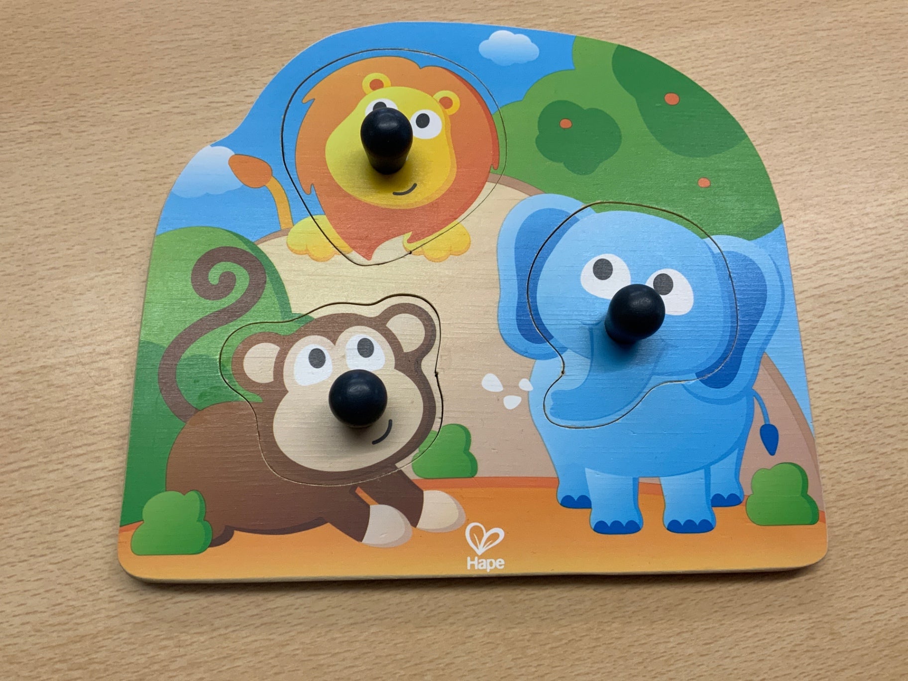 Hape Puzzle Mehrfarbig