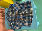 Hemd 146/152 Blau kariert