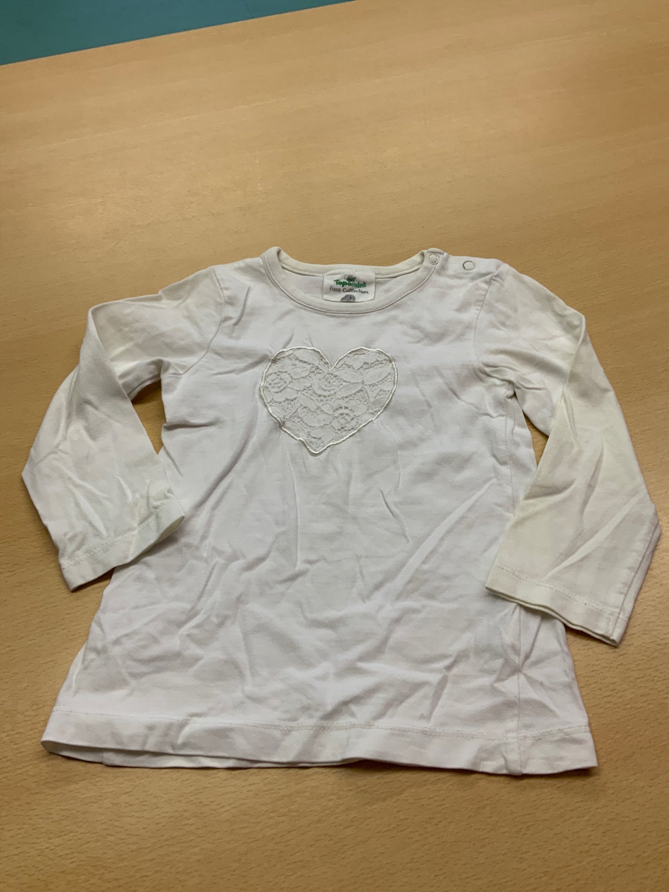 Topomini T-Shirt 98 Weiß