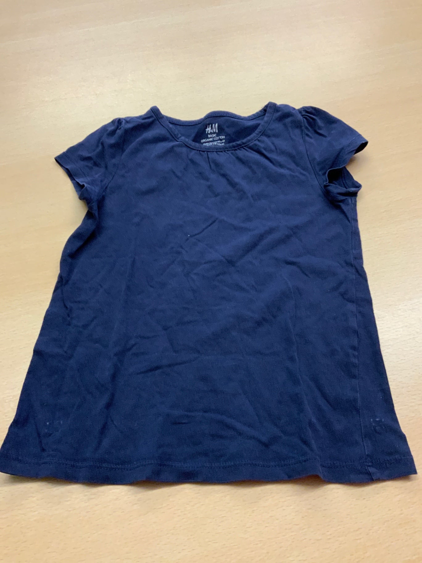 H&M T-Shirt 104/110 Dunkelblau