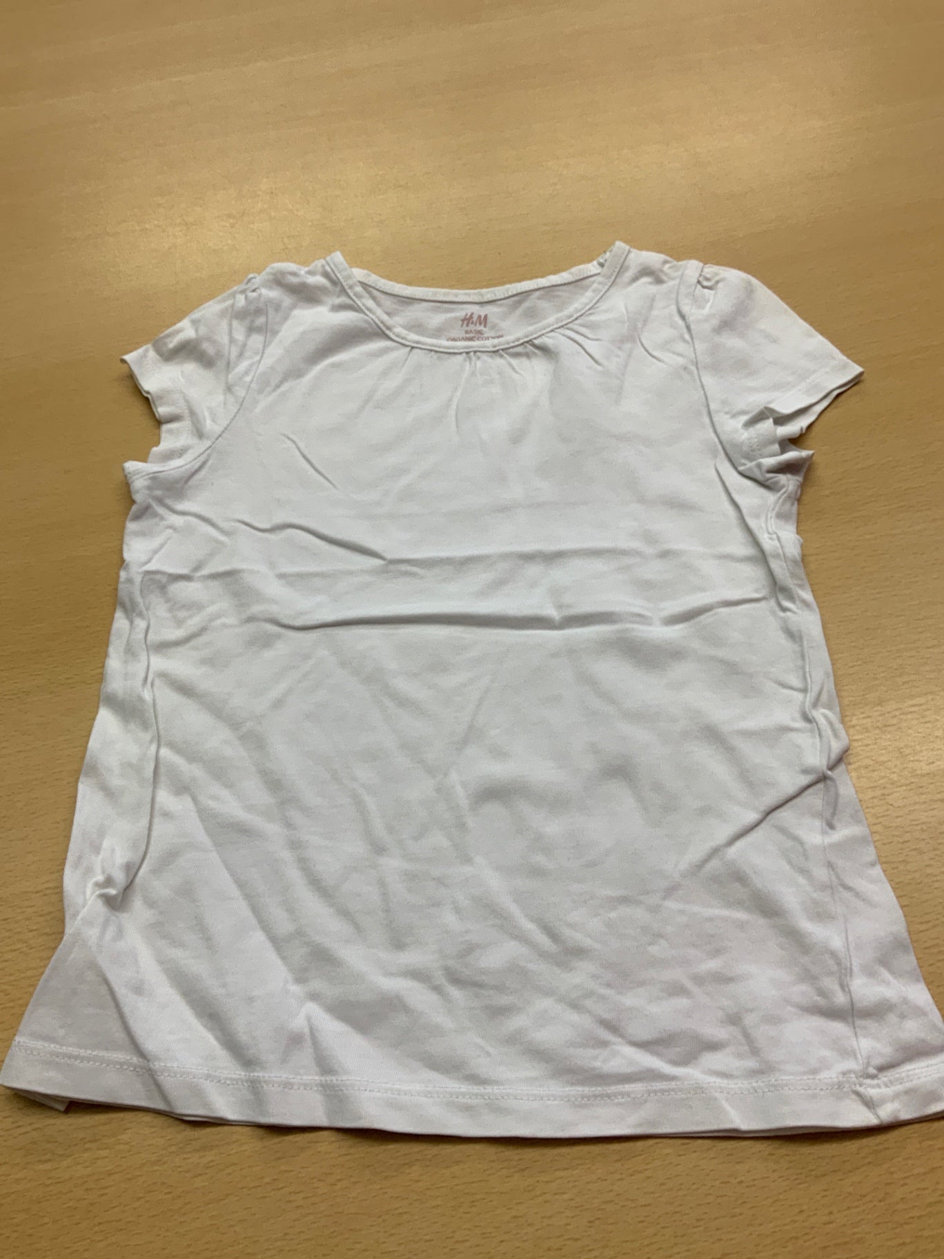 H&M T-Shirt 110/116 Weiß
