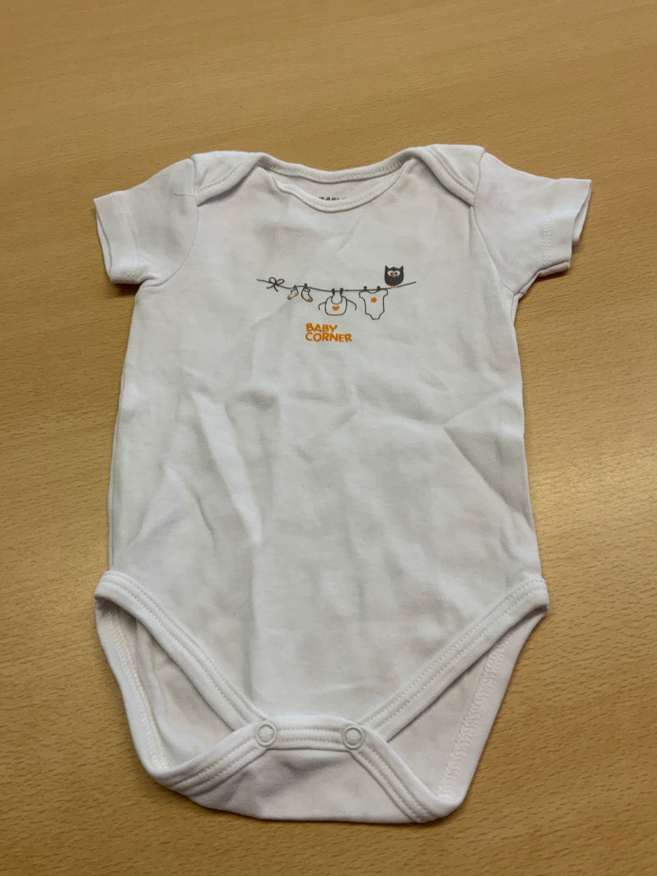 Baby Corner Body 62 - 68 Weiß