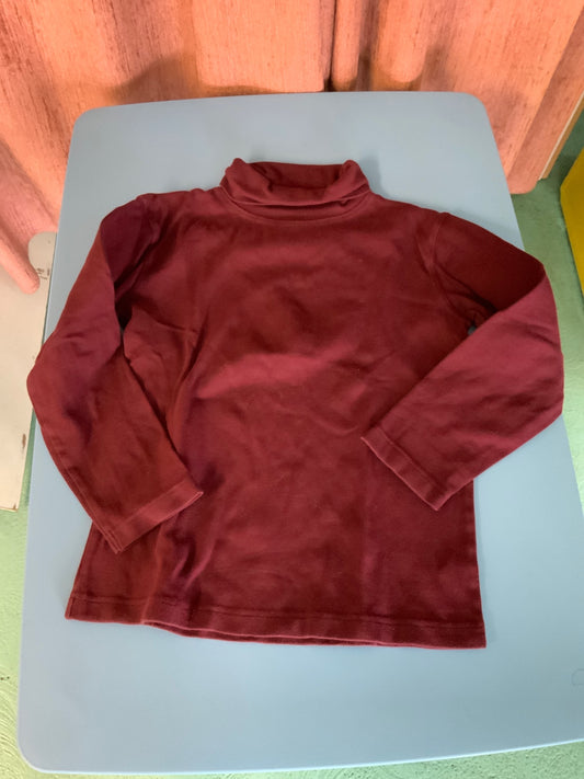 Rollkragen-Pullover 140 Bordeaux