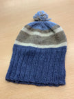 Mütze Blau und Beige