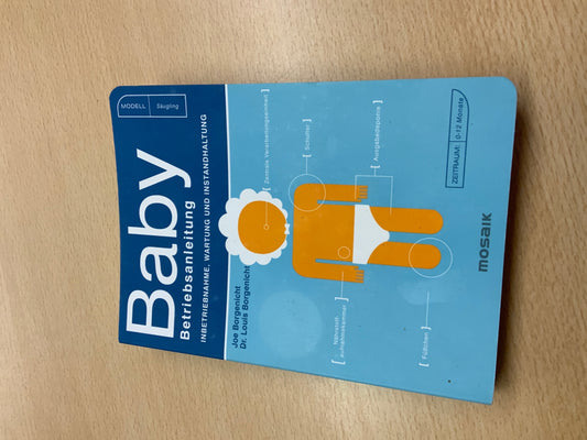 mosaik Buch Baby Betriebsanleitung Blau