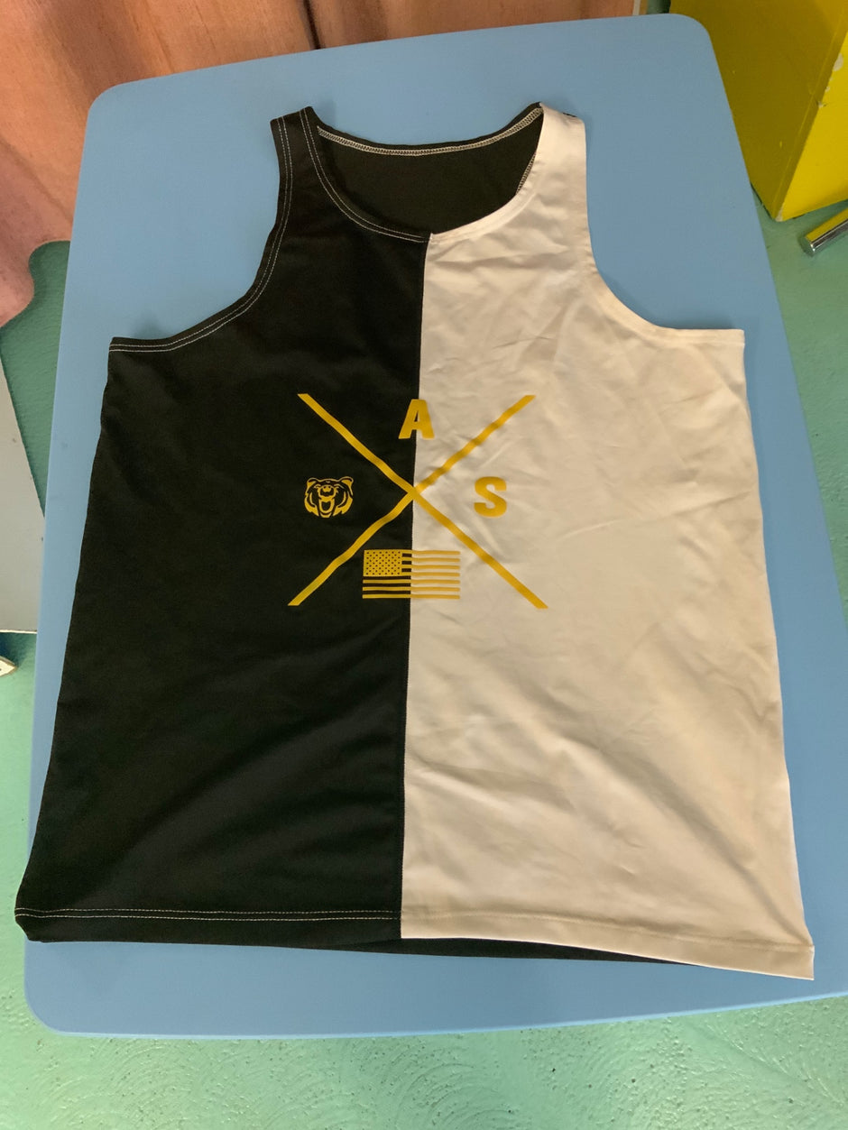 Tanktop S Schwarz und Weiß