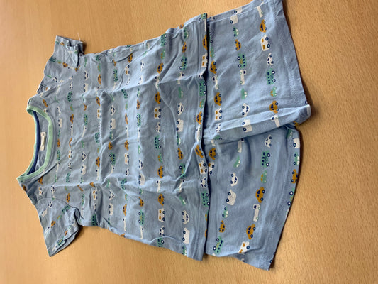 kurzes Pyjama 98/104 Blau