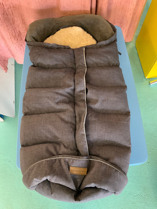 Margaretha's Kinderwagen-Schlafsack Grau
