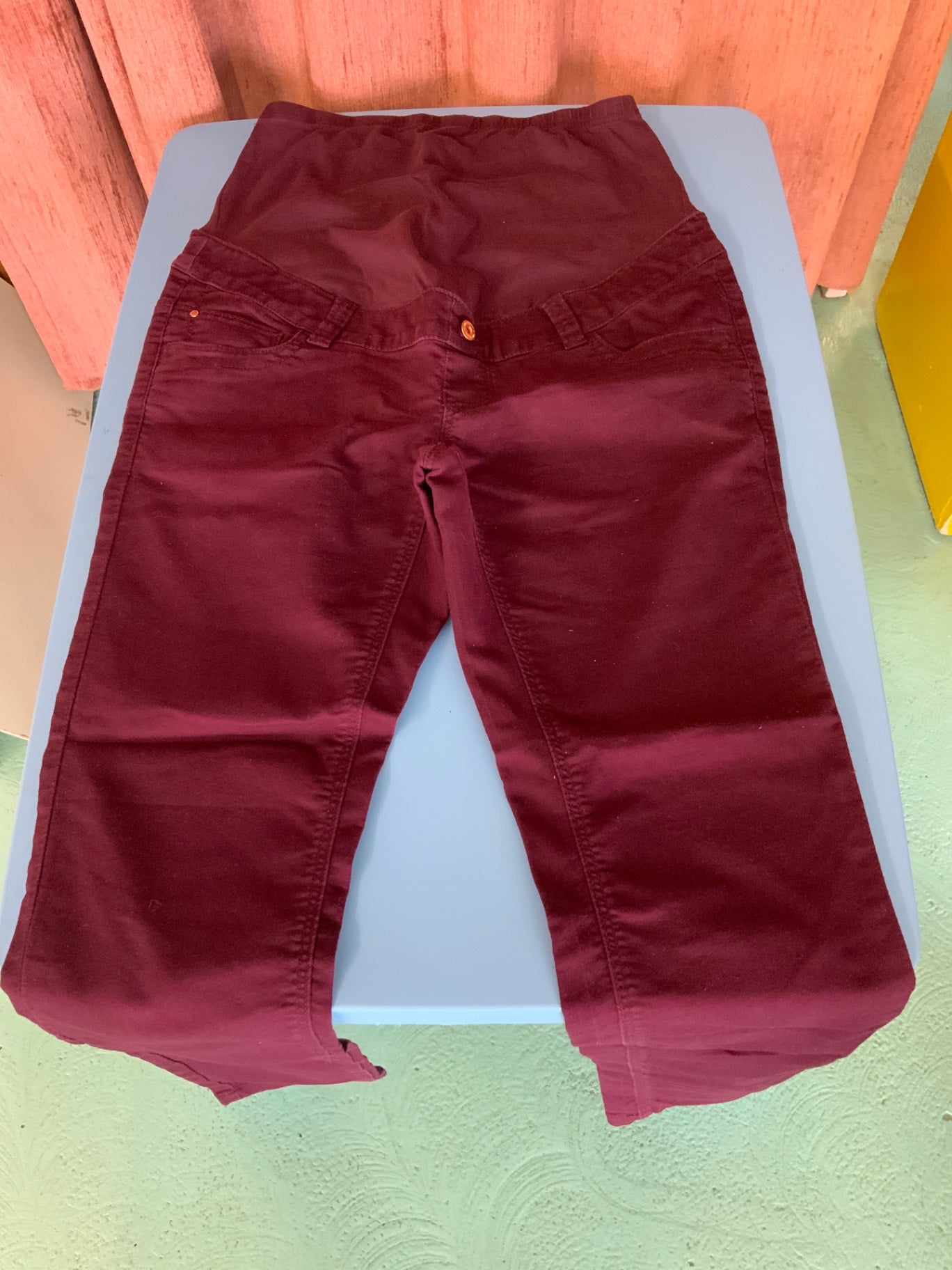 Umstands-Hose 38 Bordeauxrot