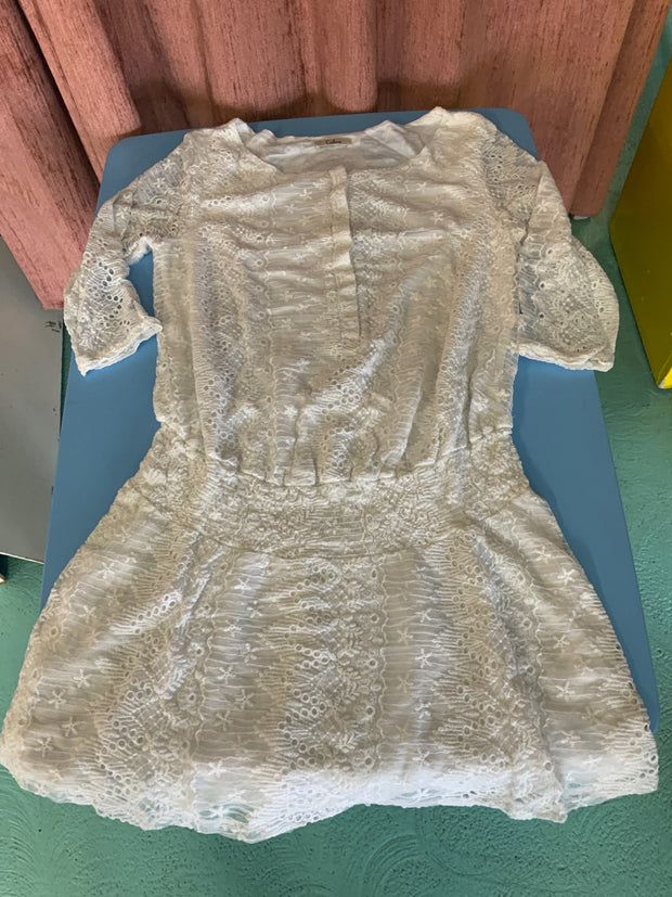 Umstands-Kleid 38 Weiß