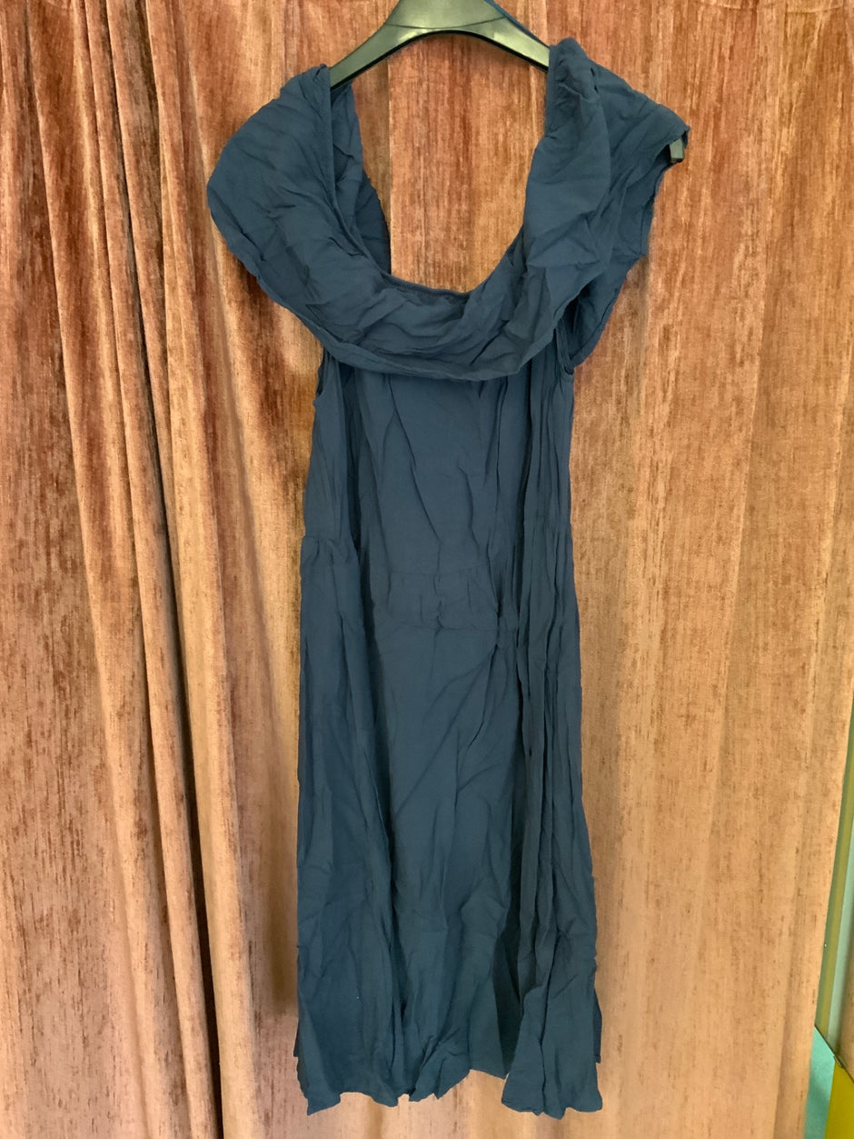 Kleid L Navy Blau