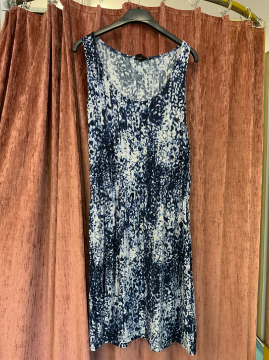 Kleid M Blau und Weiß